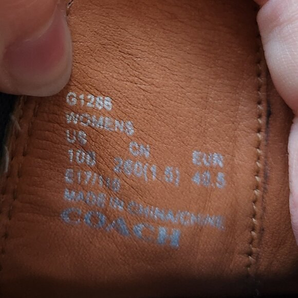 COACH Bowery Chelea Denim Booties - Picture 6 of 8